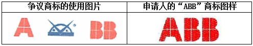 分开申请，结合使用，故意攀附“ABB”商誉,“A”商标被宣告无效